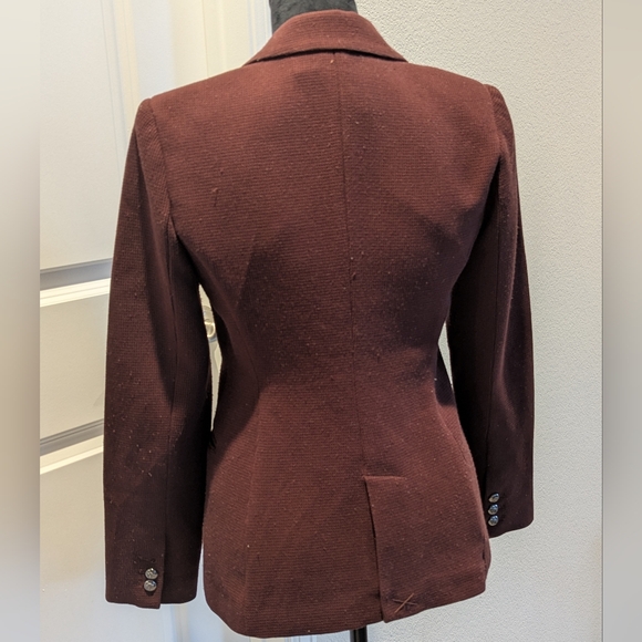 EUC Premise STUDIO Women's Dark Brown Blazer size 6 - Picture 3 of 3